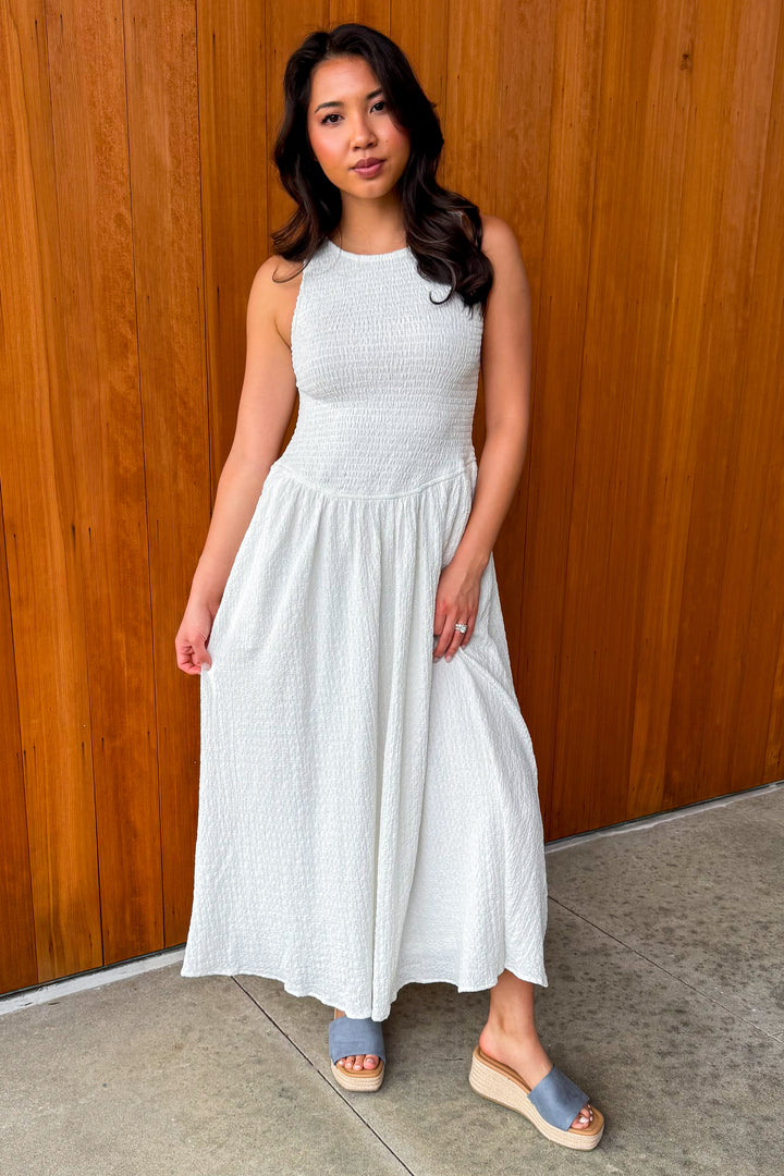 True Romance Smocked Maxi Dress