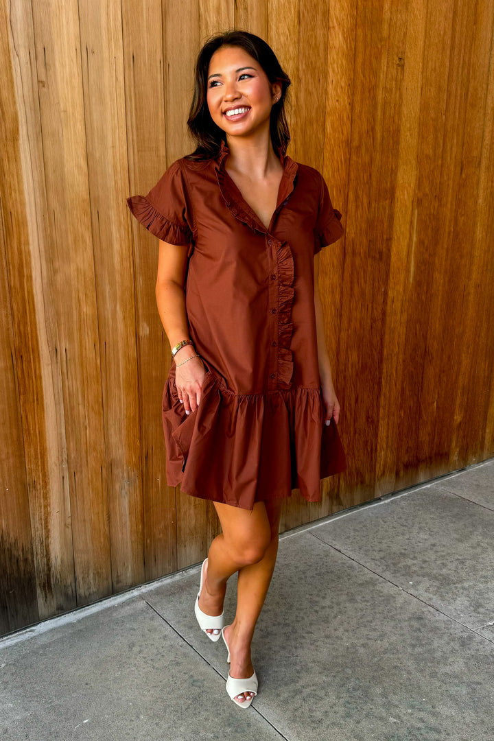 Moments in Between Dress - Espresso