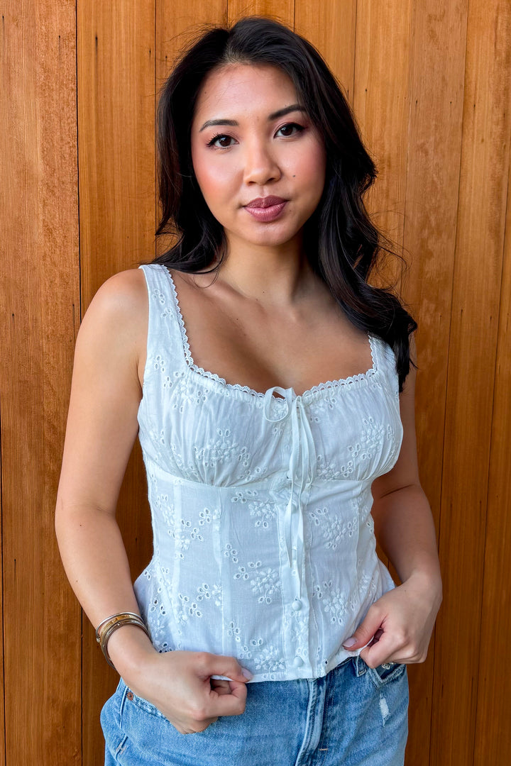 Springtide Eyelet Top