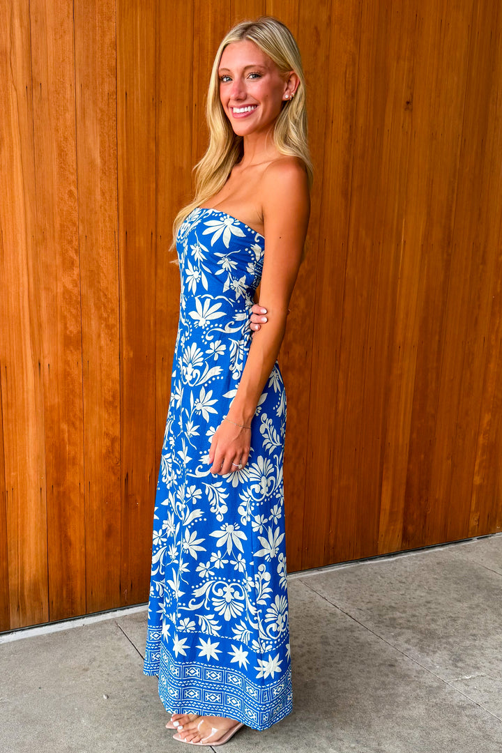 Sunny Mood Strapless Dress