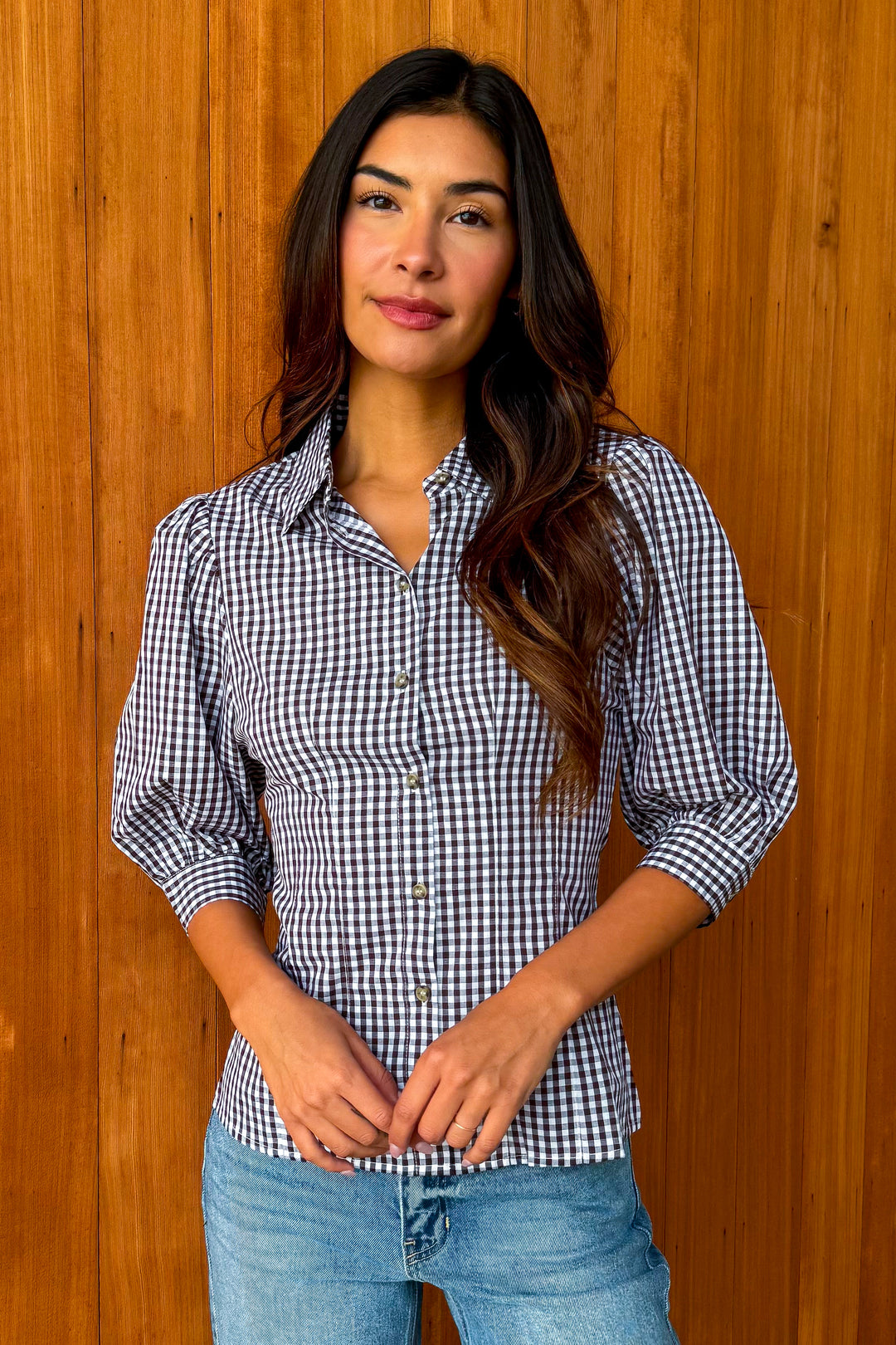 Right For You Gingham Top