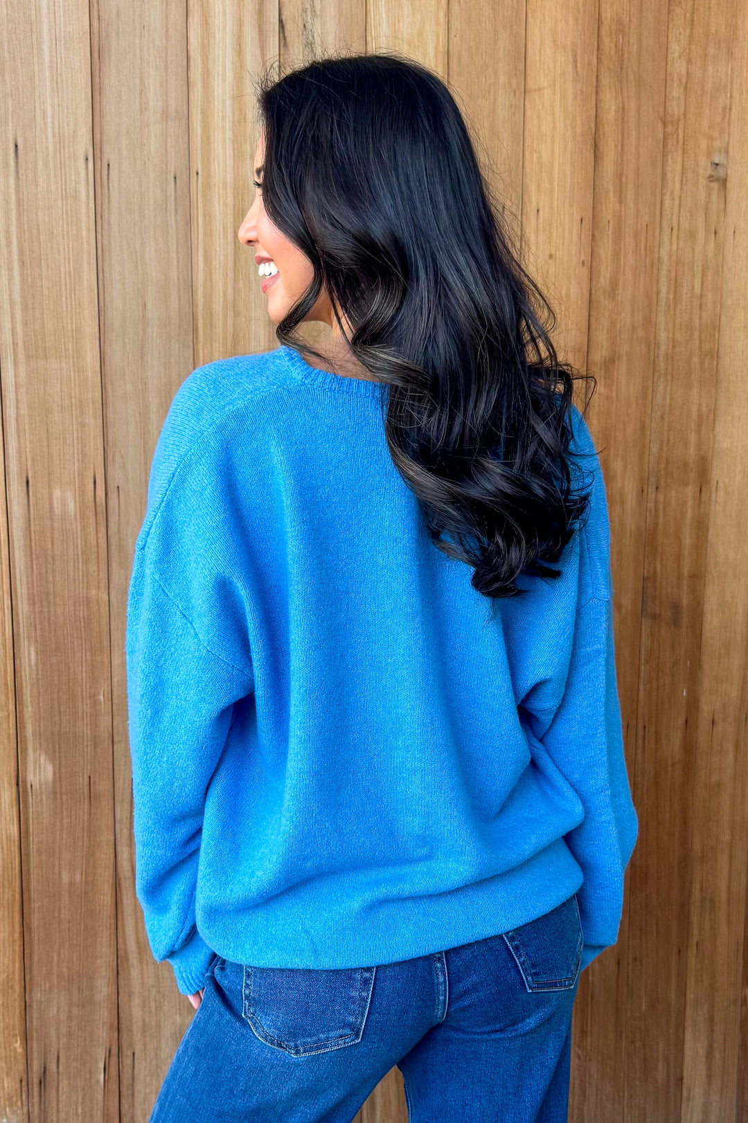 Cozy Cutie Cardigan -Blue