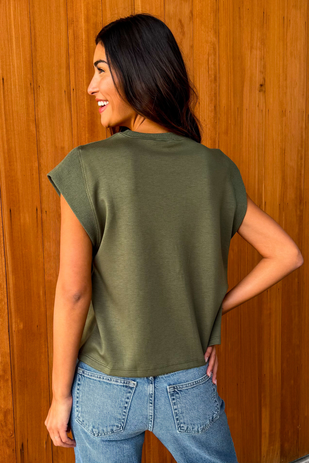 Easy Love Top- Olive