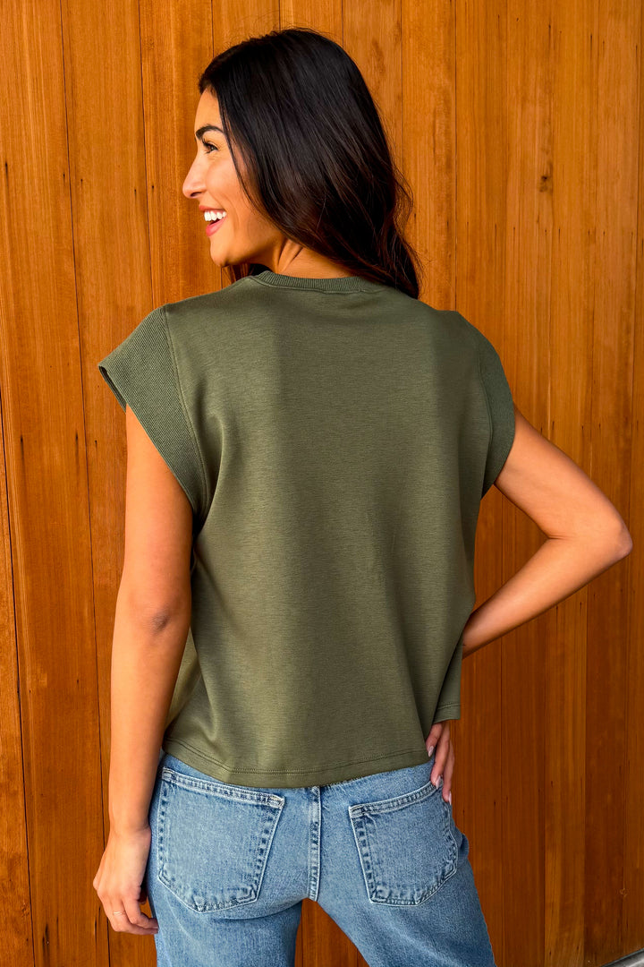 Easy Love Top- Olive