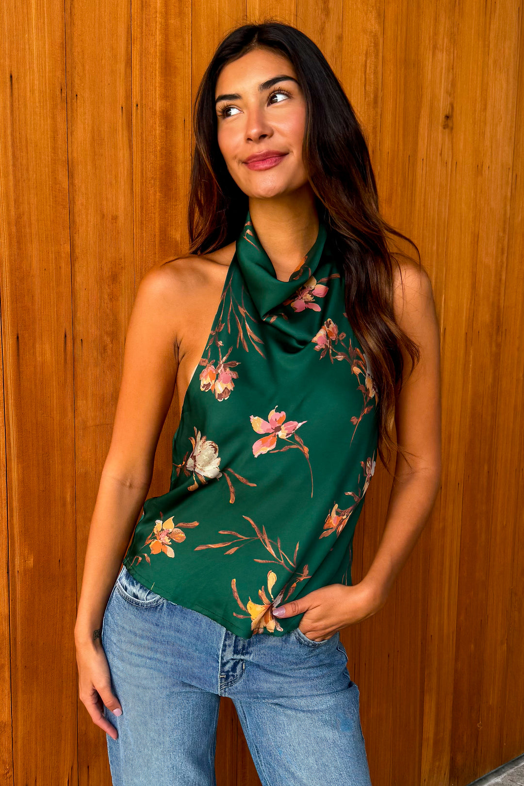 Feel Good Floral Halter Top