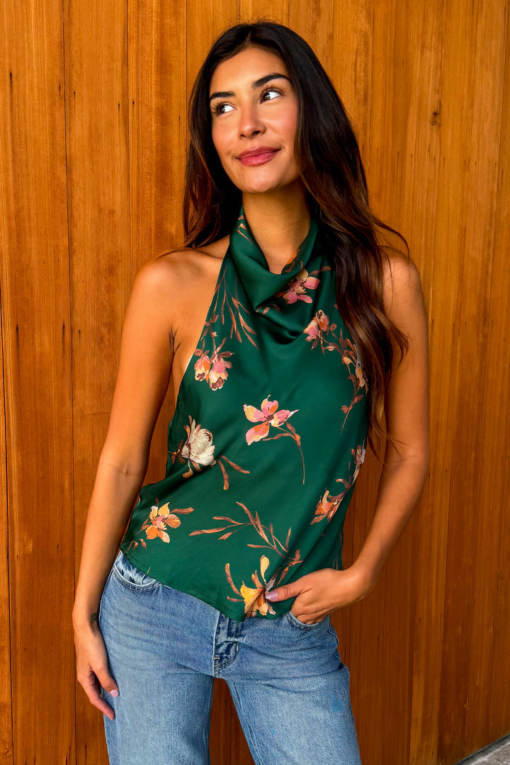 Feel Good Floral Halter Top