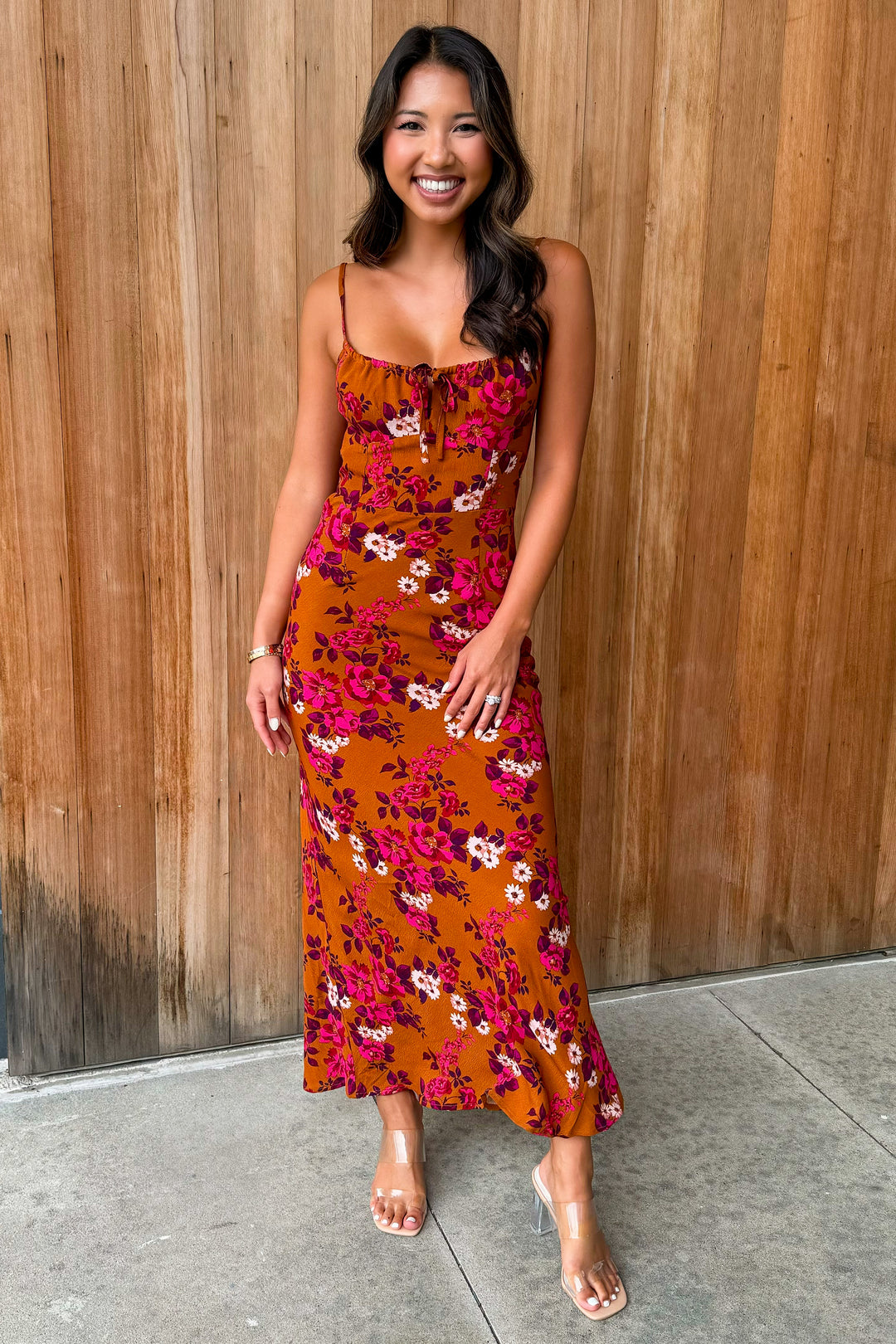 Vintage Garden Maxi Dress