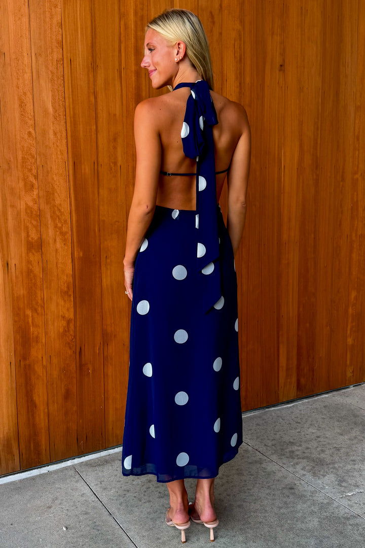 Rare Moments Polka Dot Maxi Dress