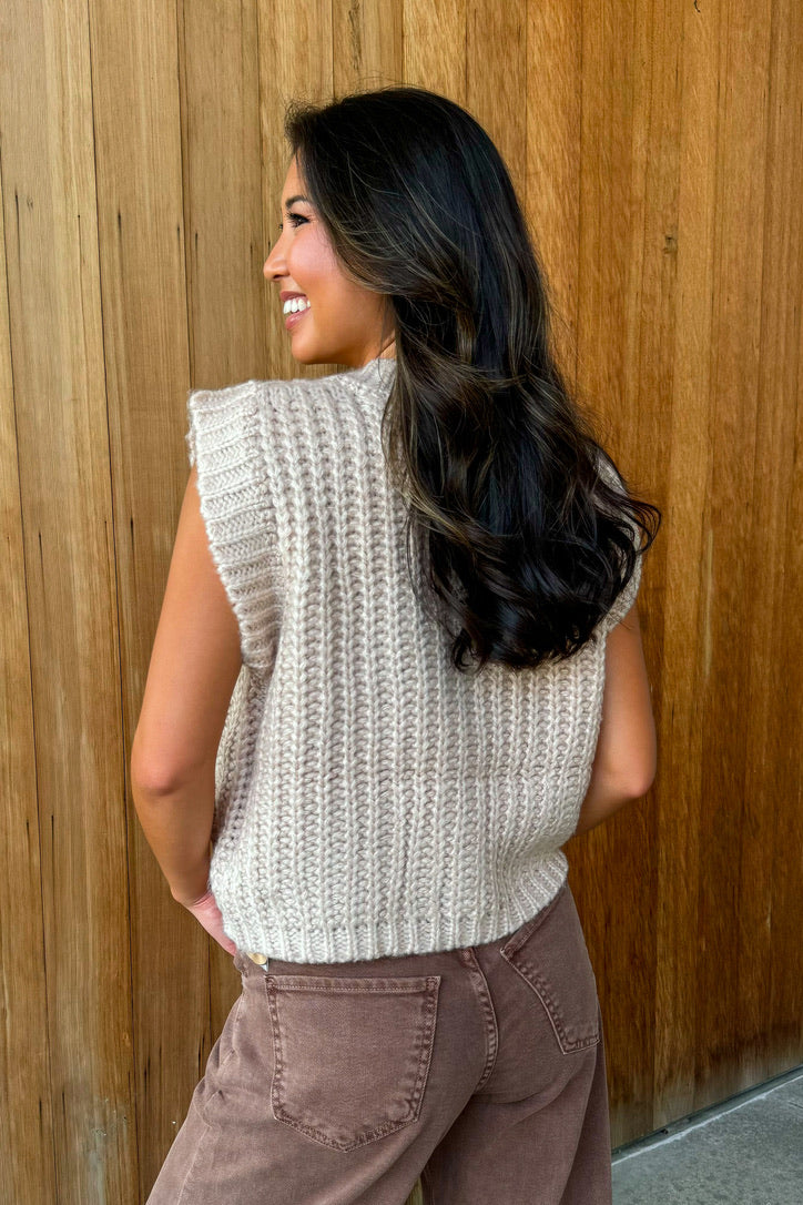 Felt Good About You Sleeveless Sweater