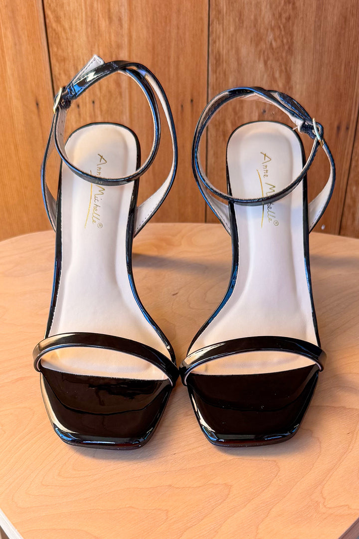 Stepping Out Black Heel