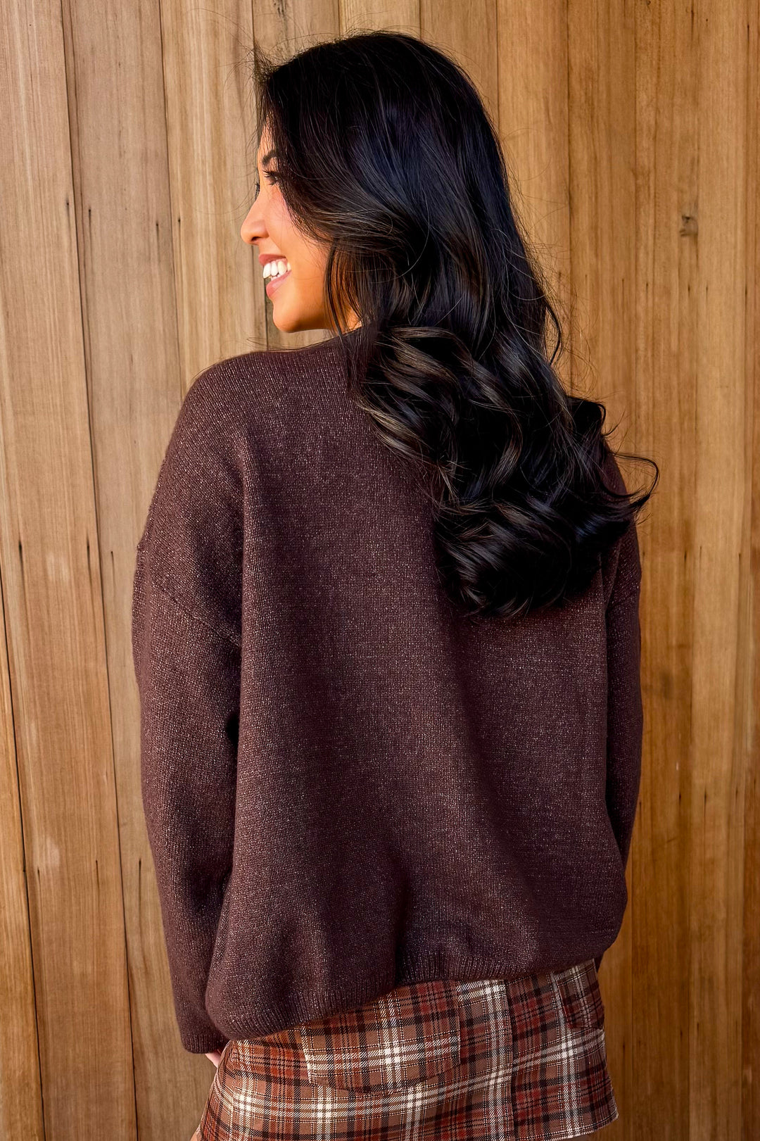 Cozy Cutie Cardigan -Brown
