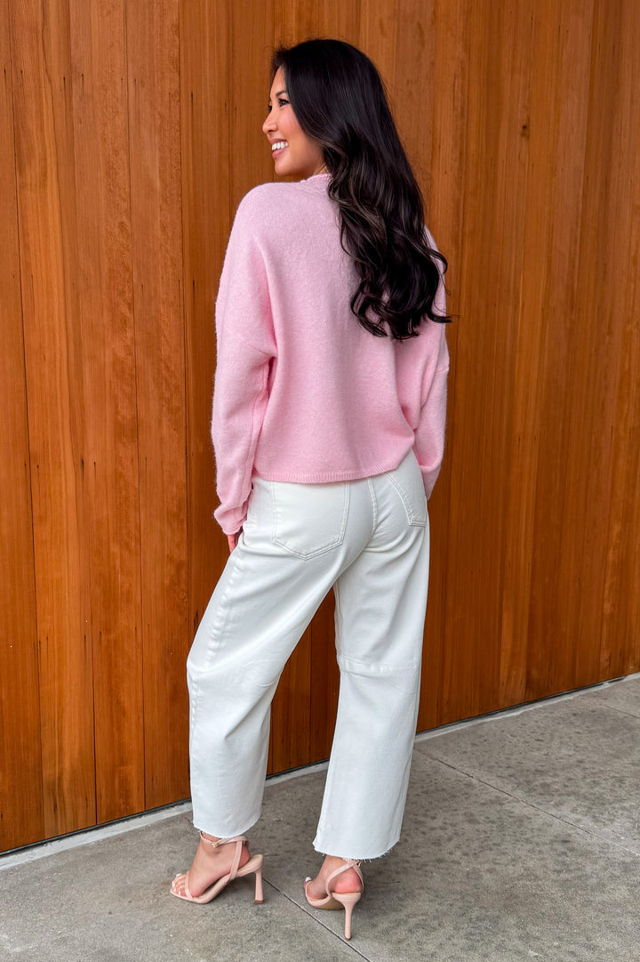 Piper Cardigan- Baby Pink