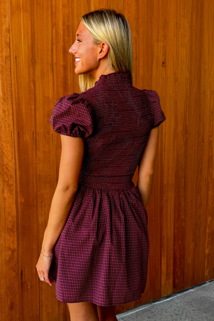 Graceful Movements Gingham Dress
