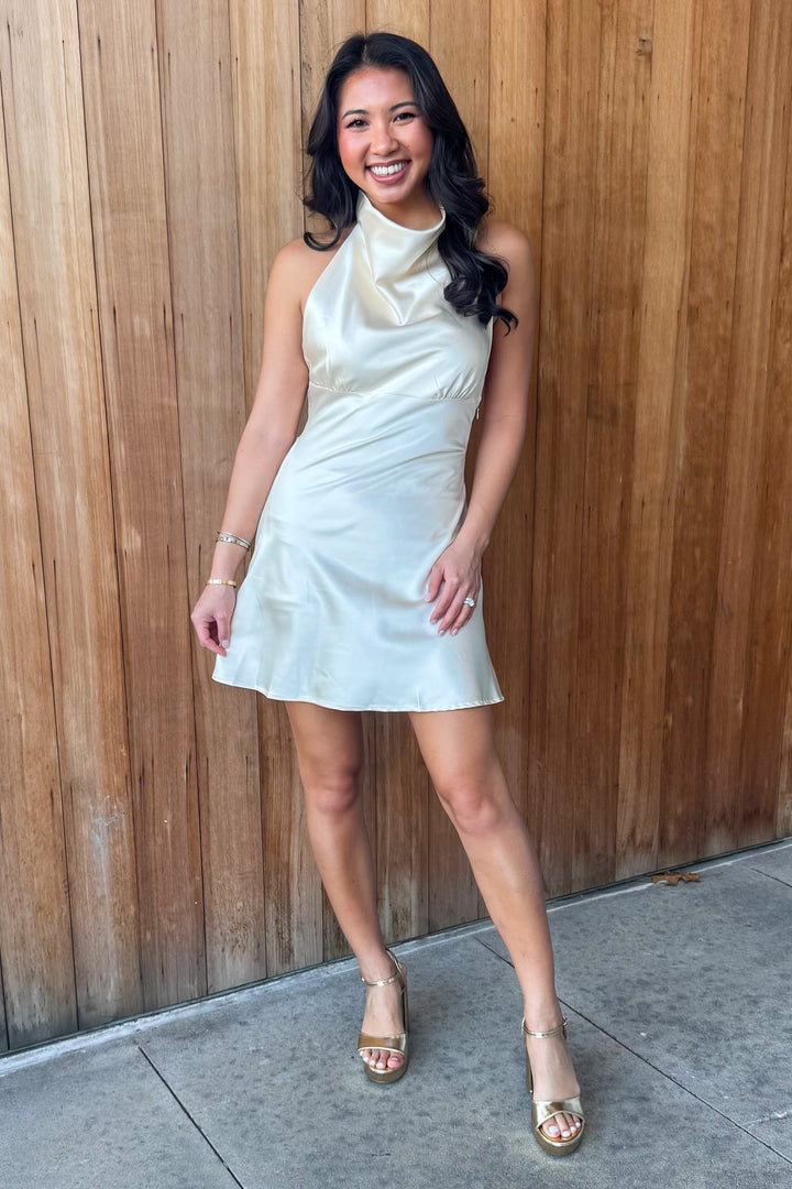 Make a Statement Halter neck Dress