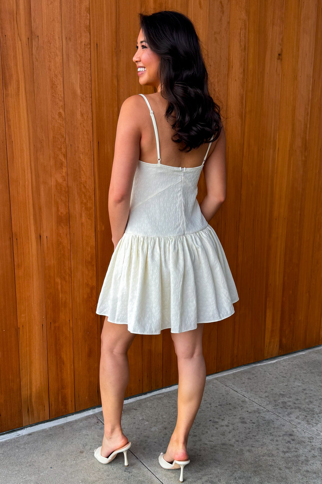 Sweet Embrace Textured Mini Dress