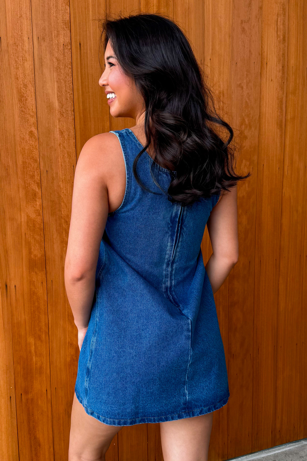 Best of Everything Denim Mini Dress