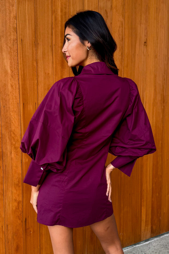 Wear Your Heart Dress- Wine