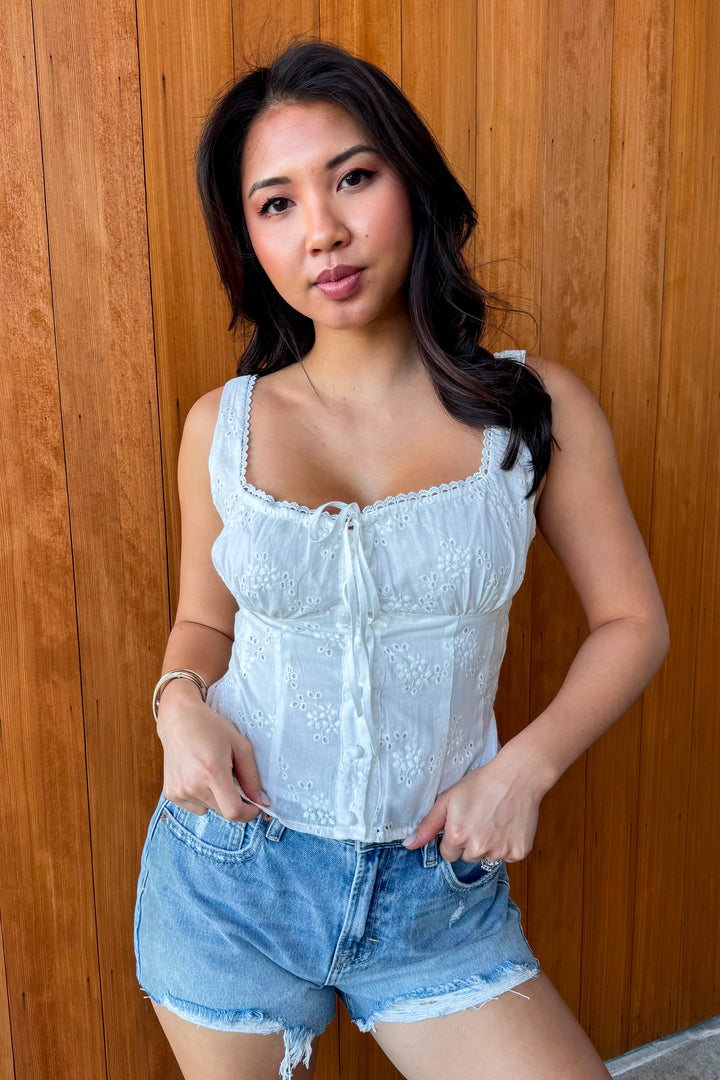 Springtide Eyelet Top