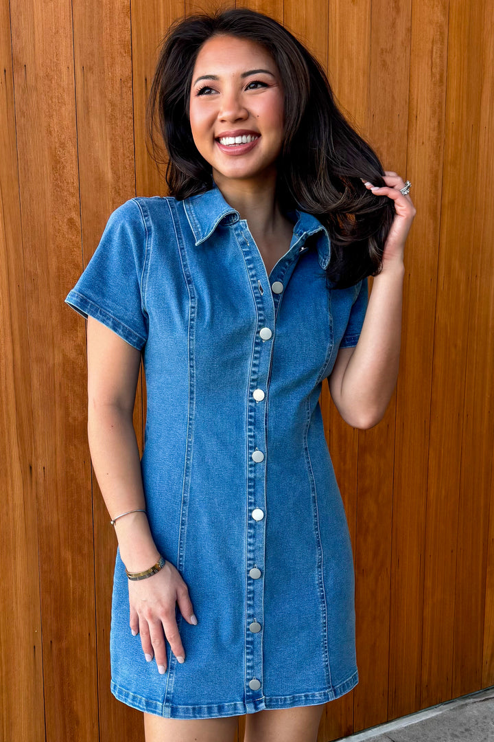 Maybe Baby Denim Dress