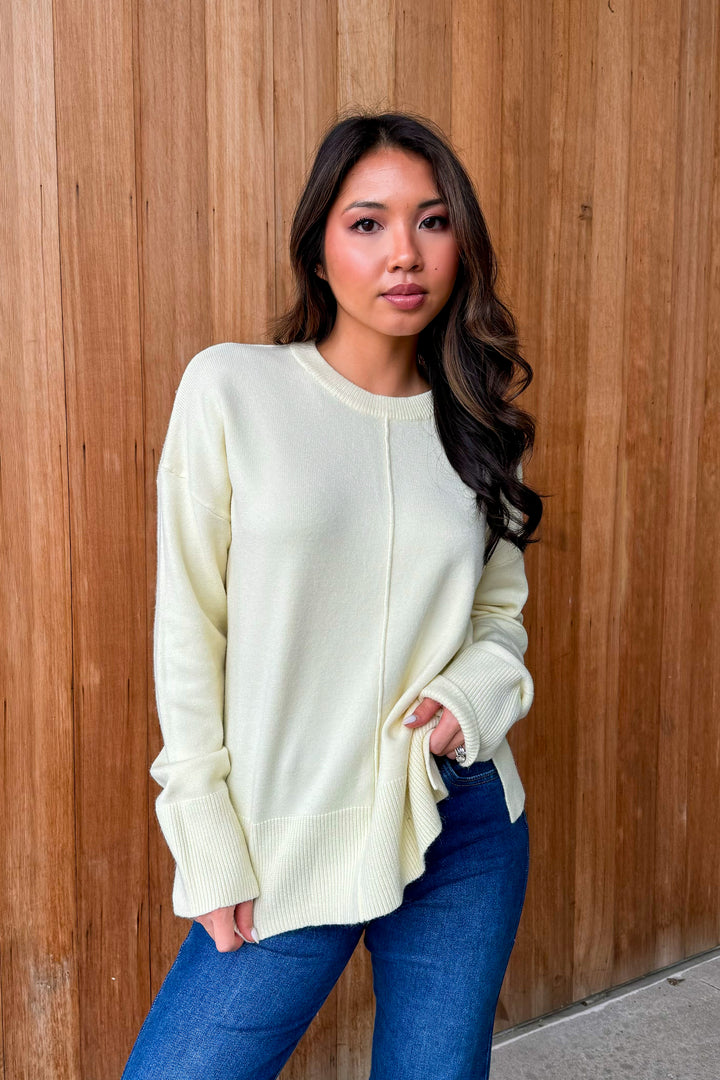 Fireside Cozy Lightweight Ivory Sweater