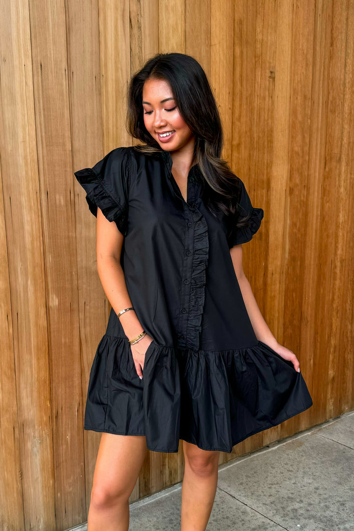 Moments in Between Dress - Black