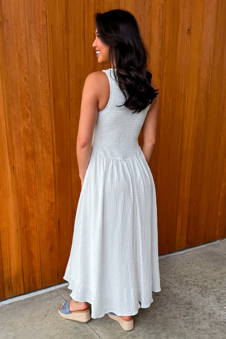 True Romance Smocked Maxi Dress
