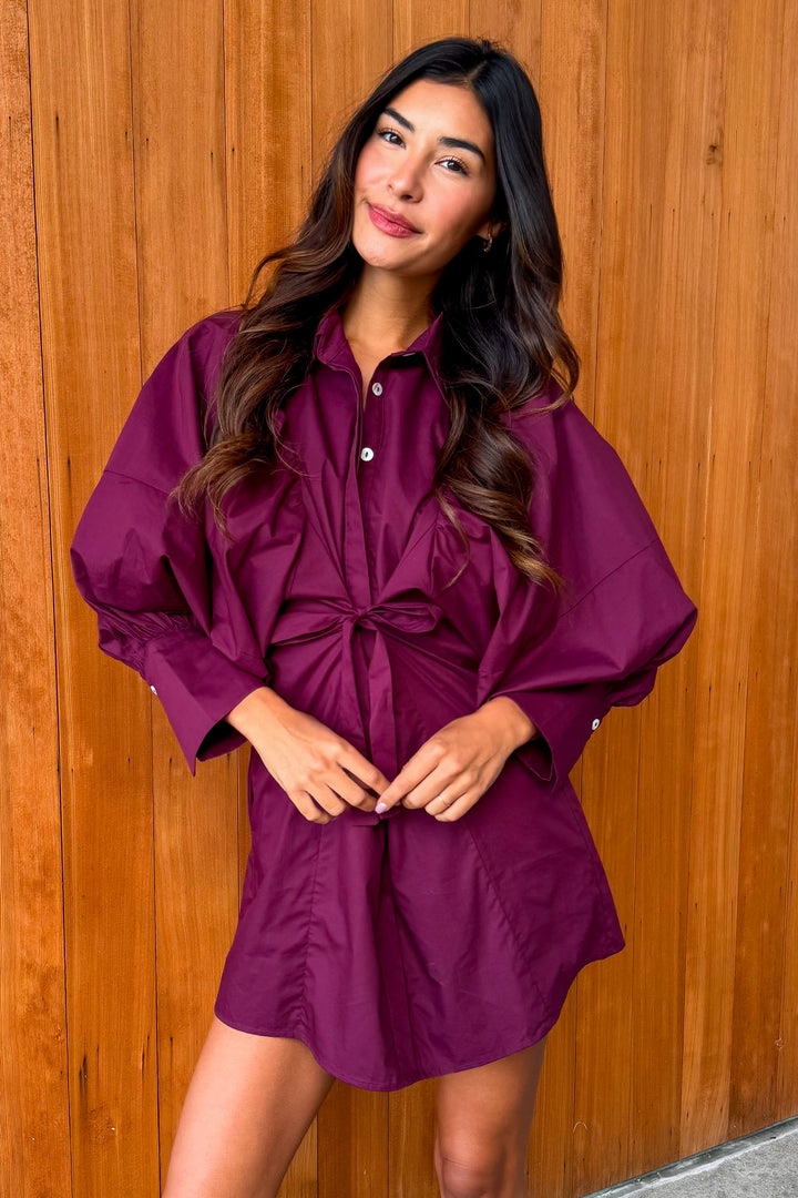 Wear Your Heart Dress- Wine