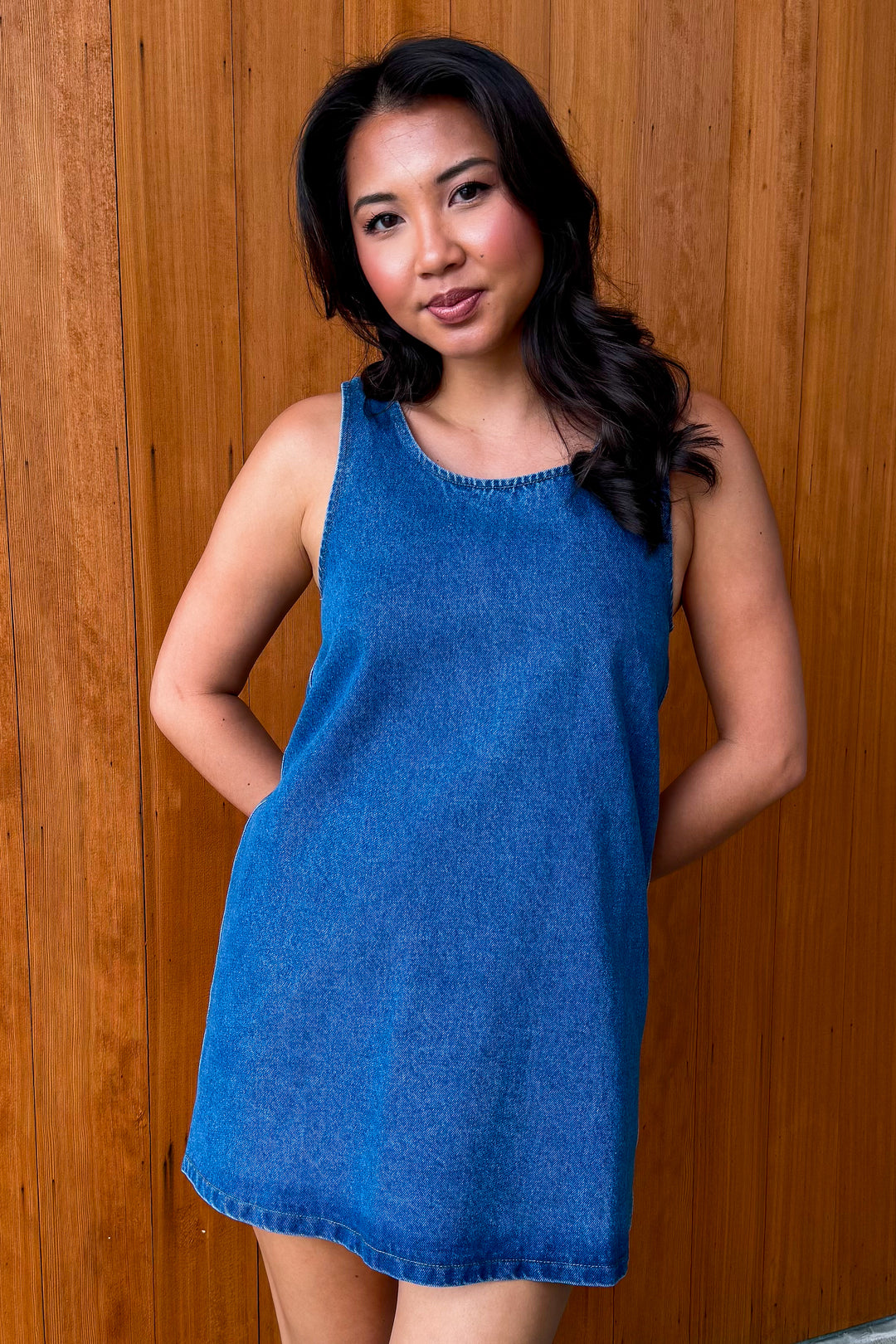 Best of Everything Denim Mini Dress