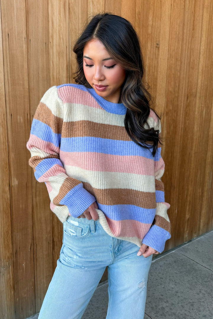 Glimpse of Fresh Air Multicolor Sweater