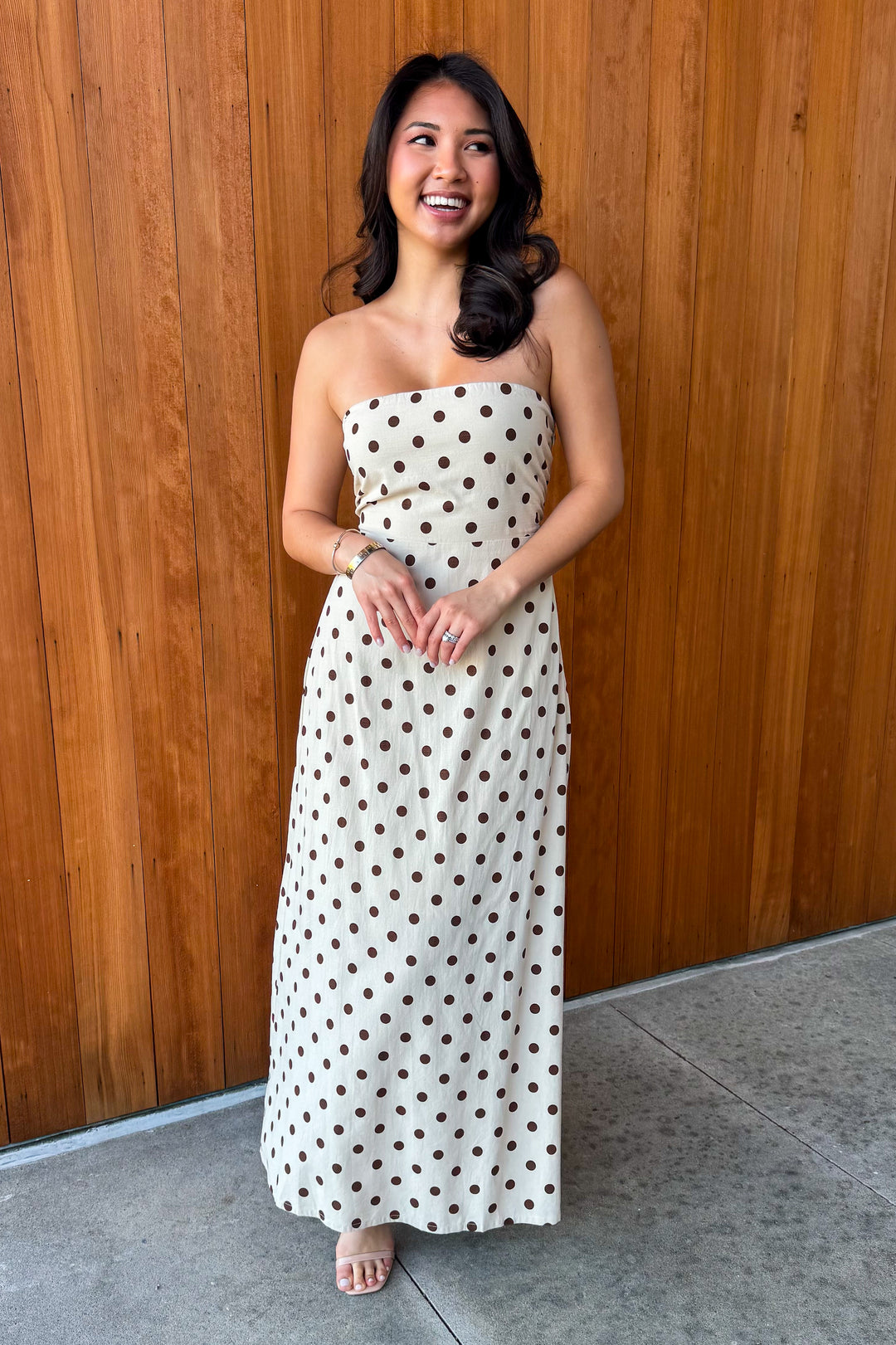 Call it a Night Strapless Dress