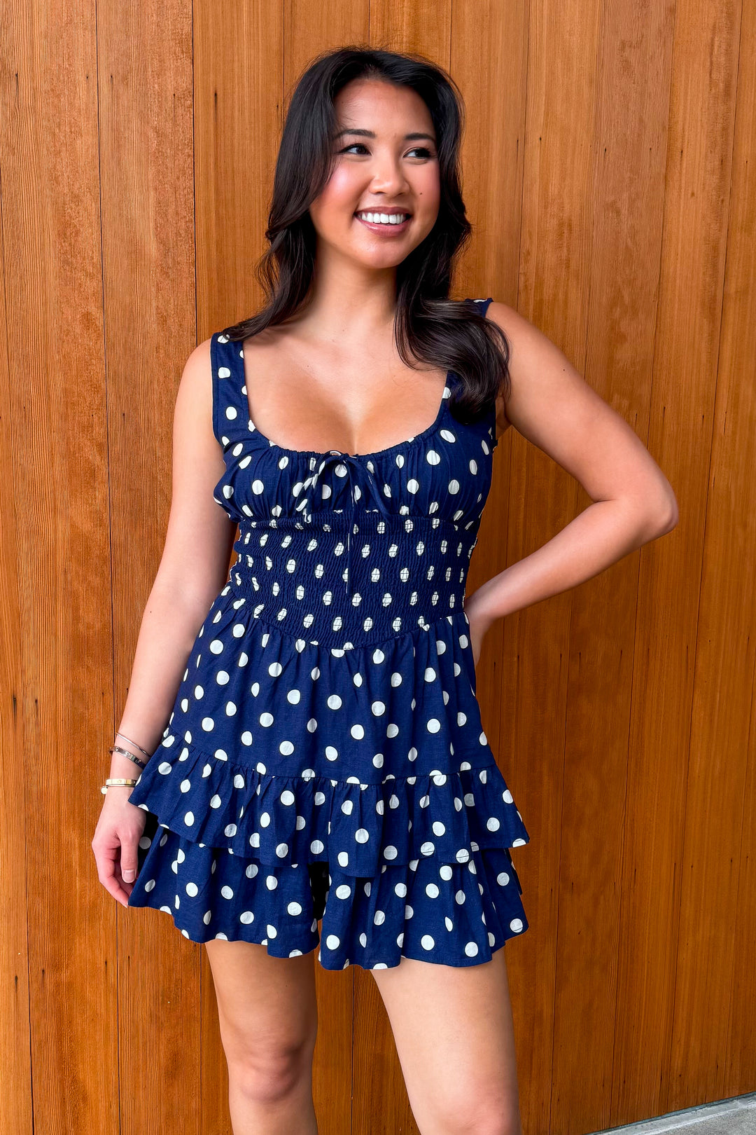 Stuck on You Polka Dot Romper