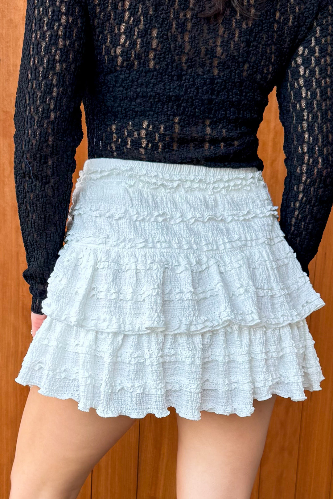 Easy to Love Tiered Mini Skirt
