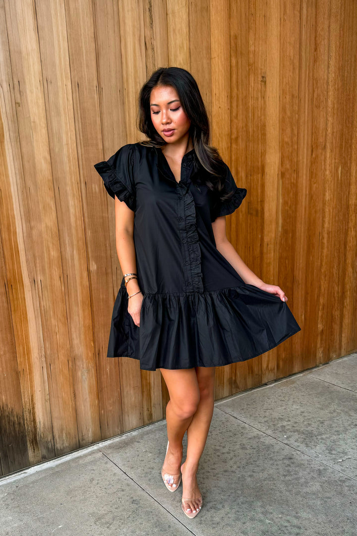Moments in Between Dress - Black