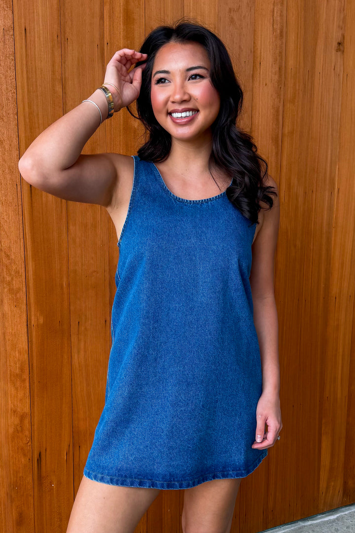 Best of Everything Denim Mini Dress