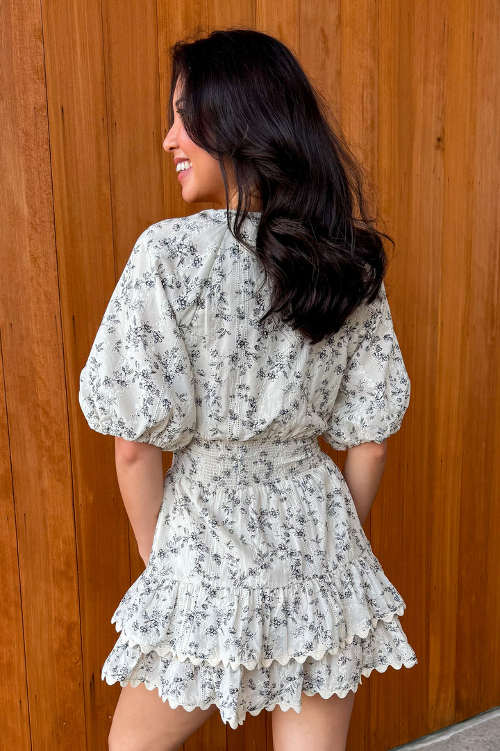 Pieces of You Floral Romper