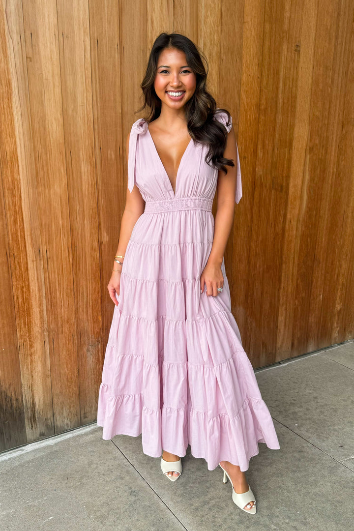 Chasing Love Mauve sleeveless Maxi Dress