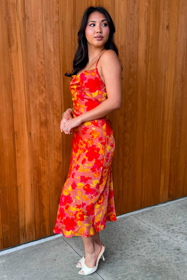Sunset Blooms Maxi Dress