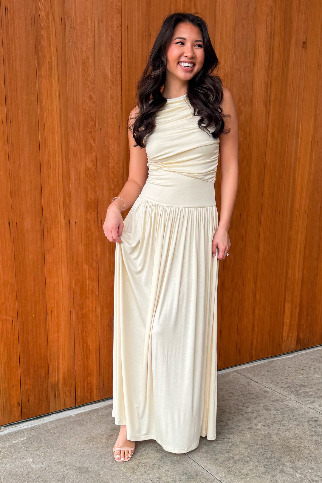 You know Me Maxi Dress - Cream Anjouil's You know Me Maxi Dress - Cream Anjouil's