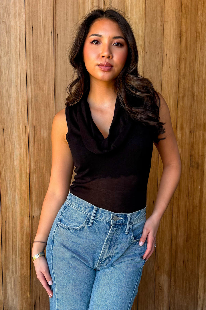 Speak your Truth Cowl Neck Knit Top