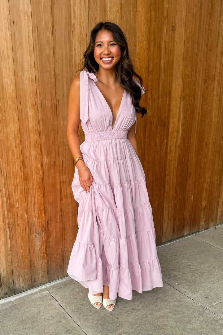 Chasing Love Mauve sleeveless Maxi Dress