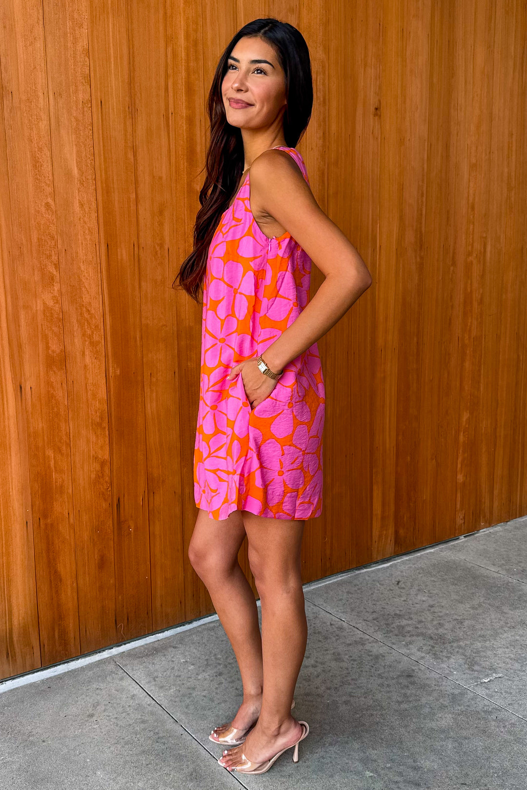 Look Into the Sun Floral Mini Dress