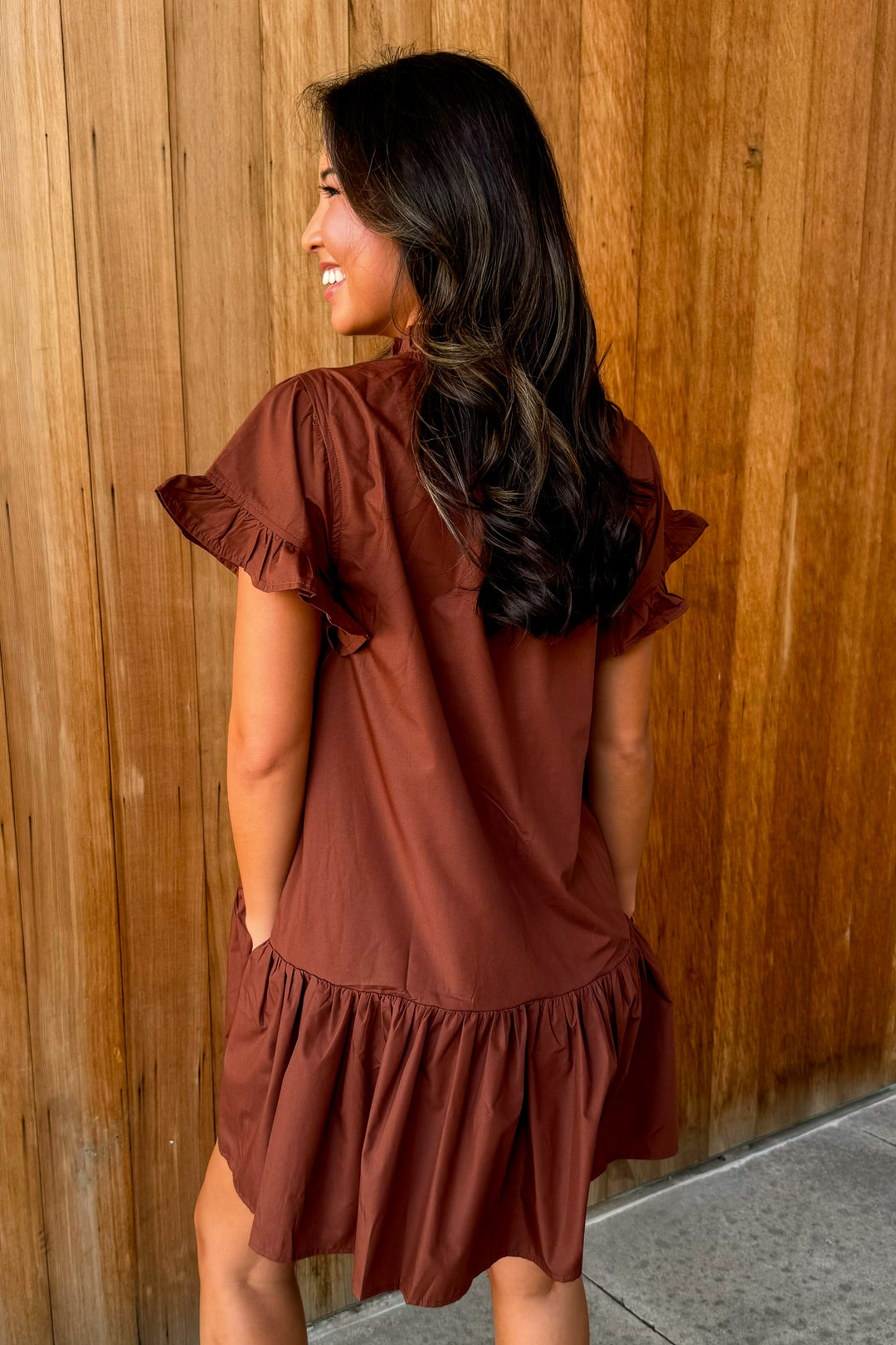 Moments in Between Dress - Espresso