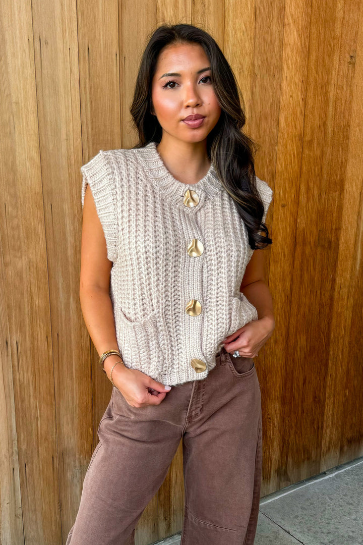 Felt Good About You Sleeveless Sweater