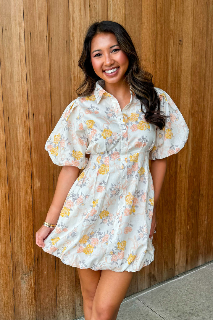 Sweetest of All Vintage Rose Bubble Dress