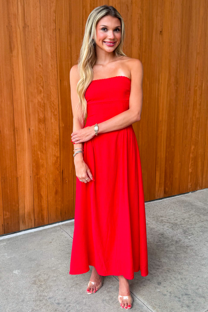Key to My Heart Dress - Red