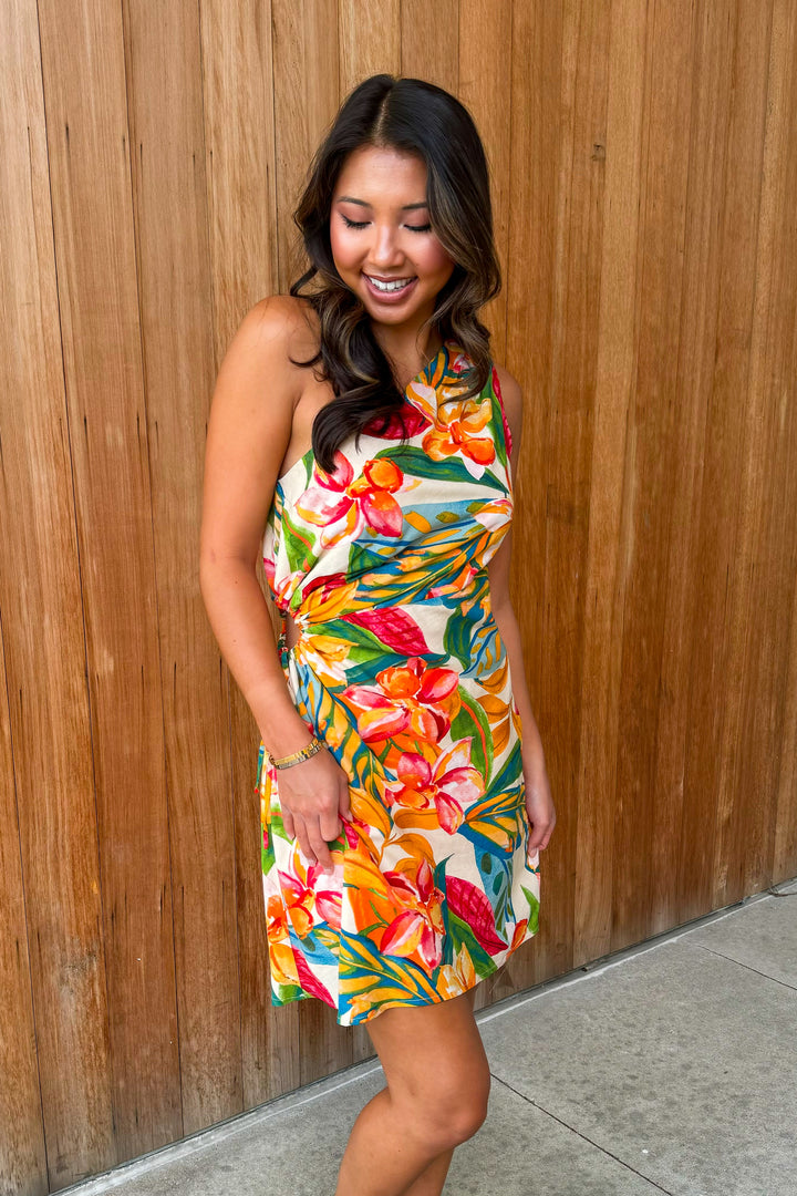 Out of Office One Shoulder Dress