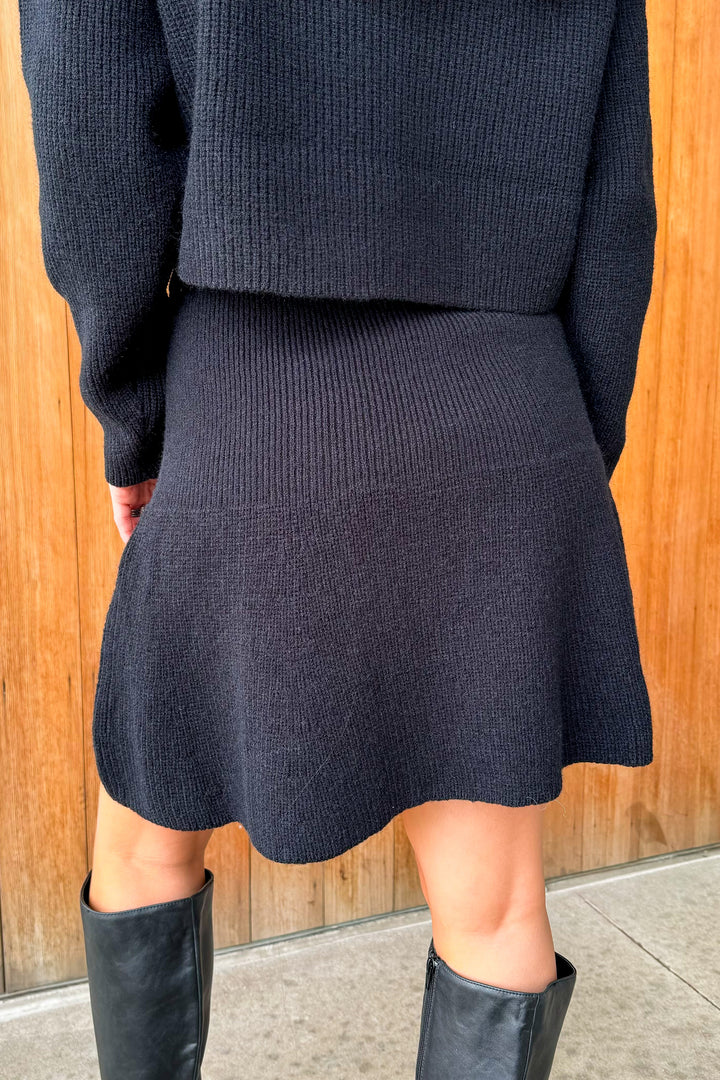 Cozy Up Knit Flare Skirt