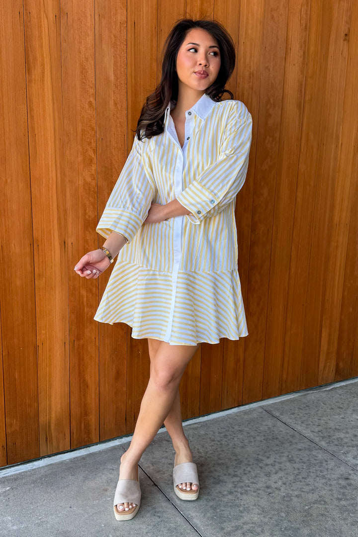Charmed Feeling Dress- Yellow