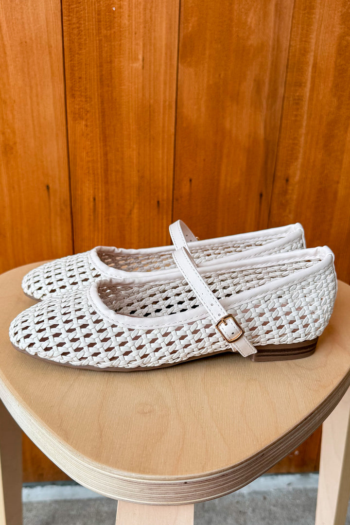 Maeve Woven Flat-Bone