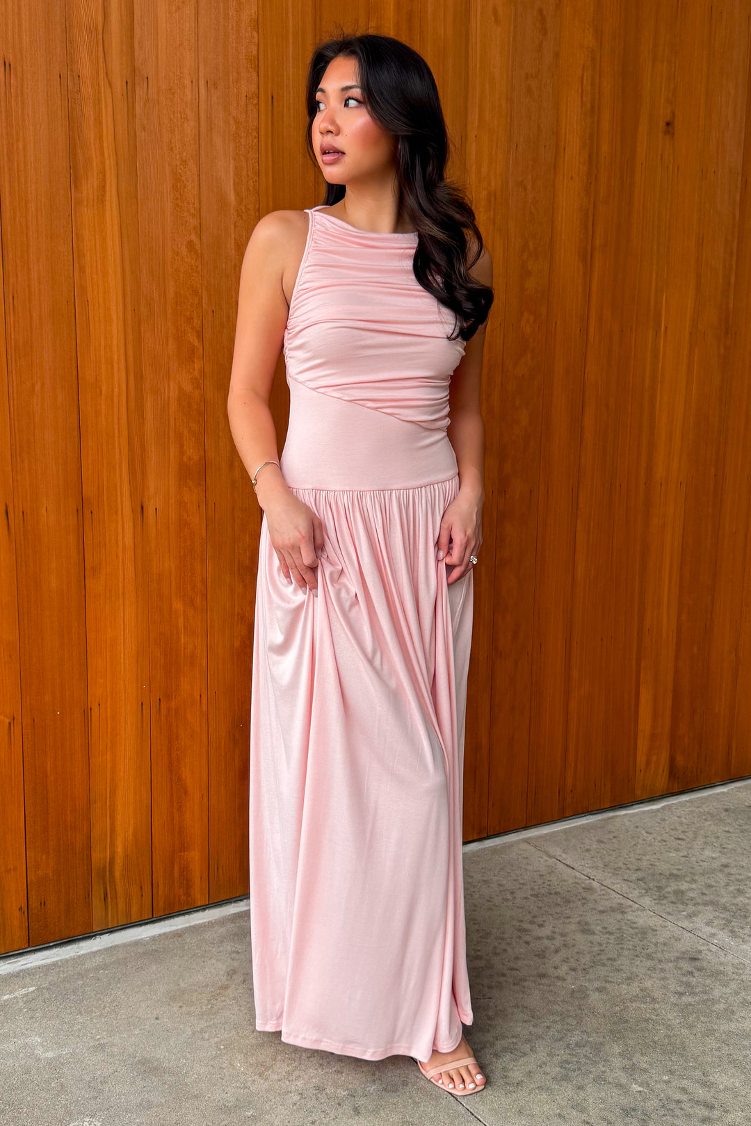 You know Me Maxi Dress - Blush